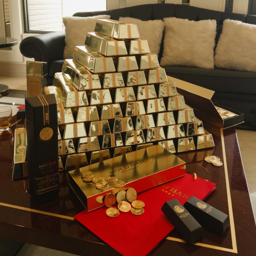 Gold Bar Whiskey 美金條威士忌金字塔